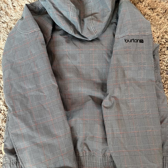 Burton Womens Large Plaid Ski Jacket - Picture 5 of 5